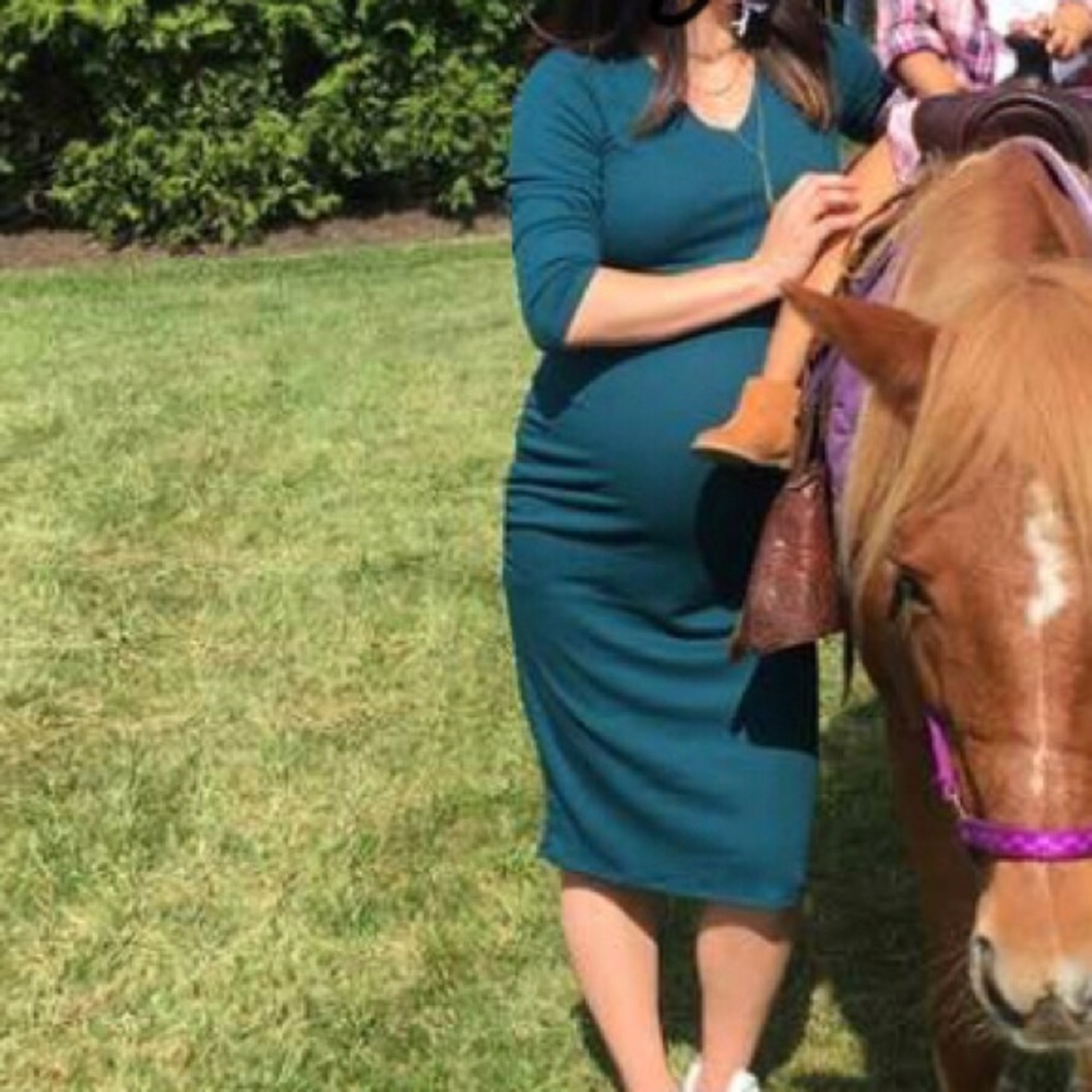 Ingrid and Isabel maternity dress